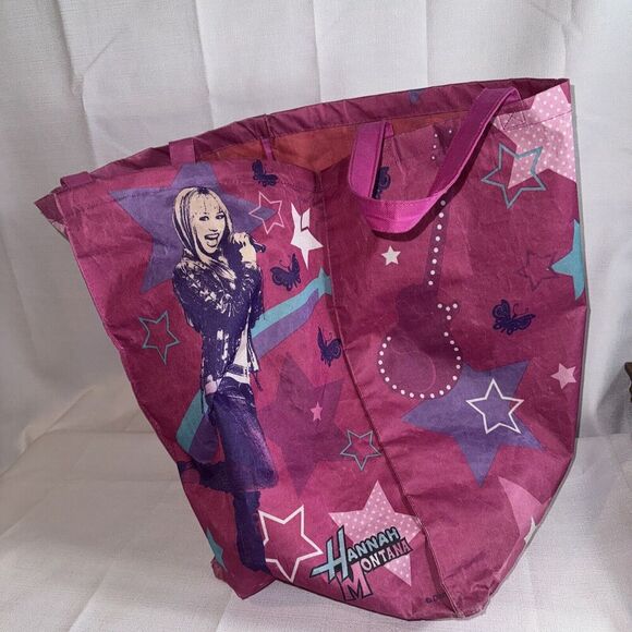 Disney Hannah Montana Star 18" Tall Tote Bag RARE Y2K - Picture 4 of 10